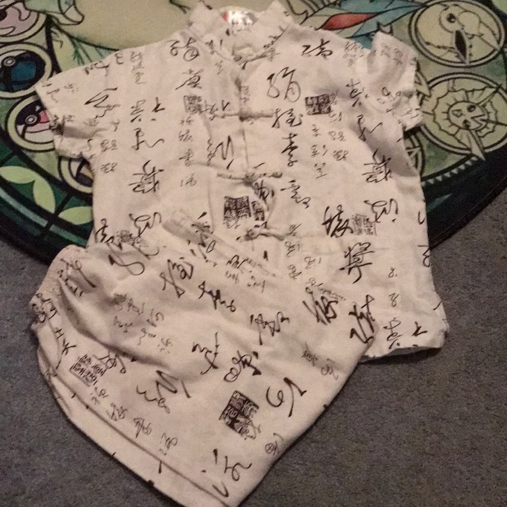 Japanese karate two piece set kid size small